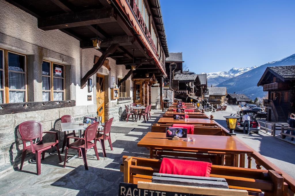 Hotel De Moiry Superieur Grimentz Eksteriør bilde